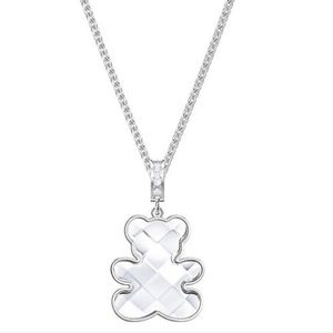 Swarovski teddy bear necklace pendant